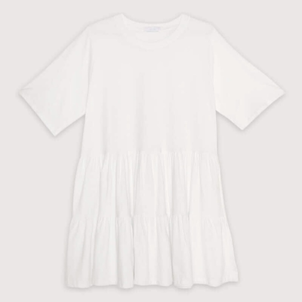 NWT Oak + Fort Tiered T-Shirt Dress